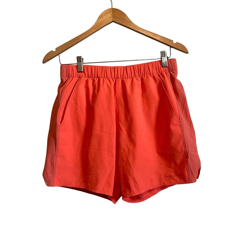 Outdoor Voices Coral/Orange Hue Drawstring Shorts Small Yoga Active Athelticwear